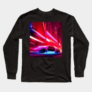 Neon Speed Light Speed Racer Long Sleeve T-Shirt